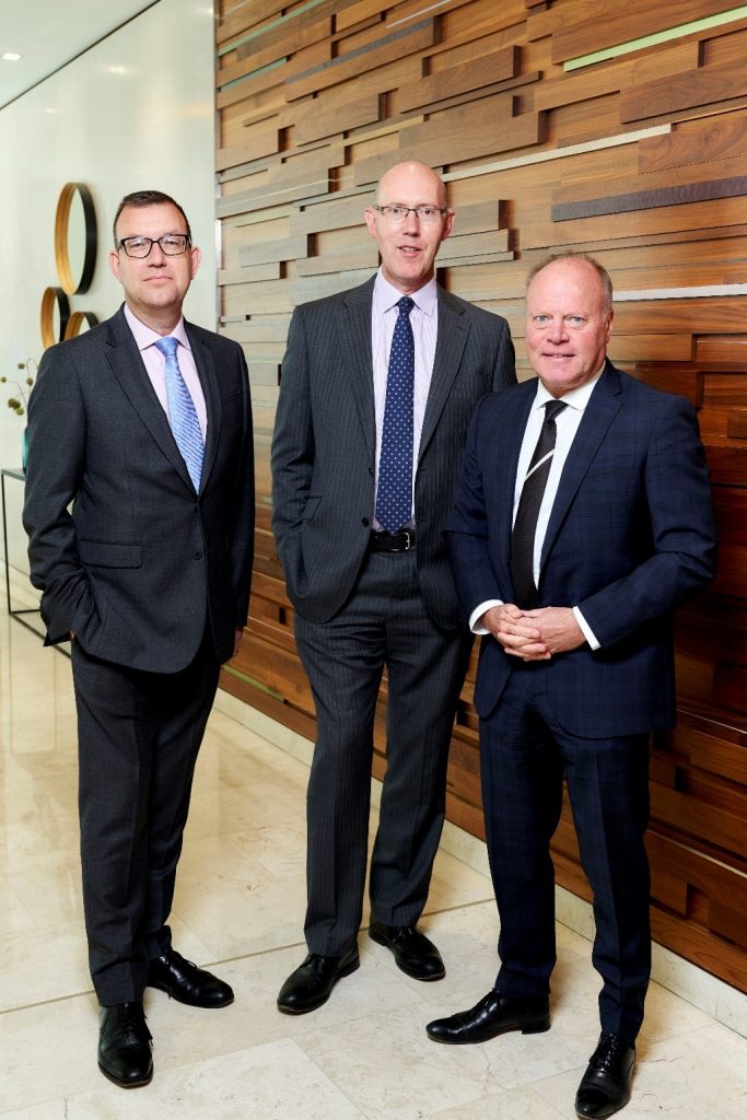 Pictured is (left to right) Simon Dekker, Robert Orr and Nigel Jackson from the Development Finance team at Paragon.